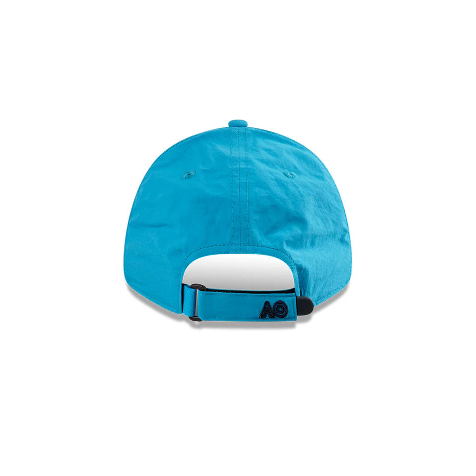 Australian Open Hat - 2025 Core Outline AO Sun Wash Blue Tennis 9Forty Strapback Cap - New Era